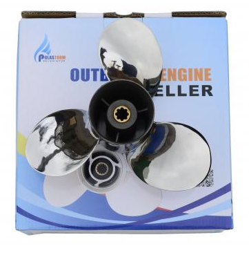 Винт Yamaha Polaris 150-250 Hp (13- 3/4X19) Нержавейка Киев - изображение 3