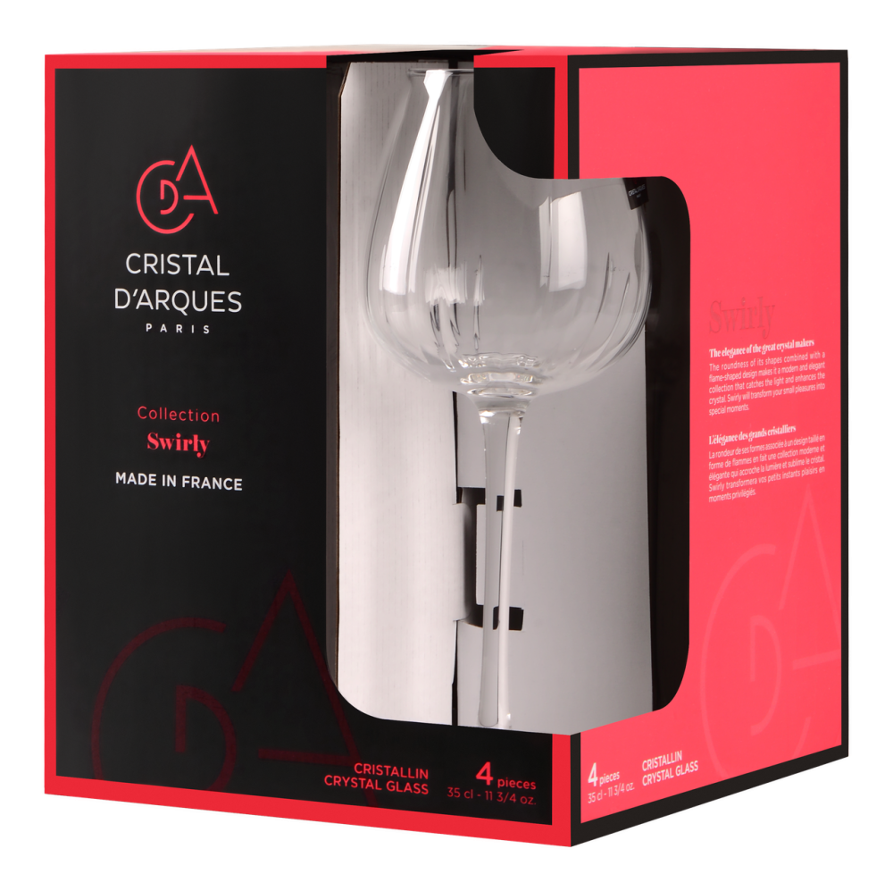 Набір келихів CD'A Swirly, 4х350 мл (6952969) Київ - фото 7
