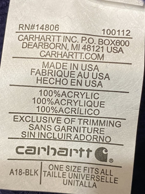 Шапка Carhartt сірий one size (р) Запоріжжя - фото 3