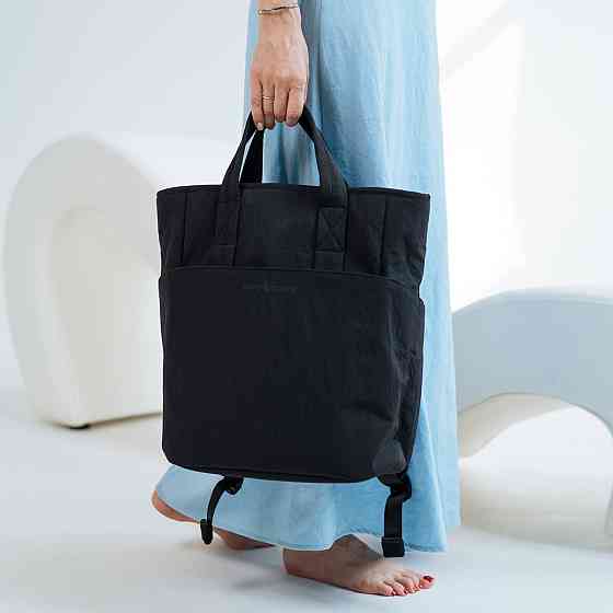 Сумка-рюкзак для мами Чорна Київ