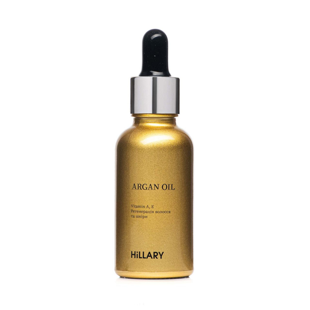 Органічна марокканська арганова олія холодного віджиму Hillary Organic Cold-Pressed Moroccan Argan Oil, 30 мл Київ - фото 2
