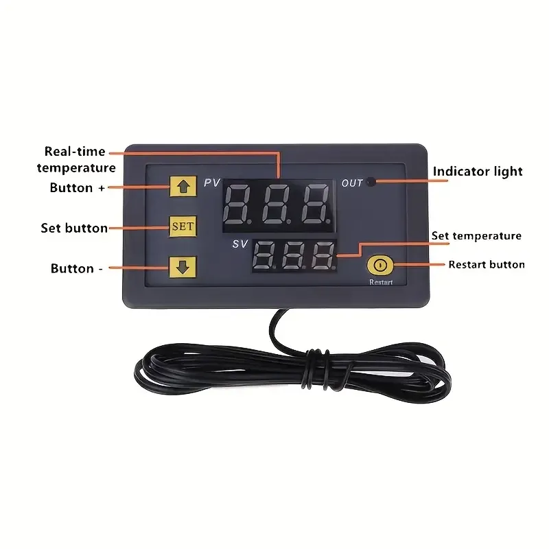 Электронный терморегулятор с датчиком для нагрева и охлаждения Киев - изображение 15