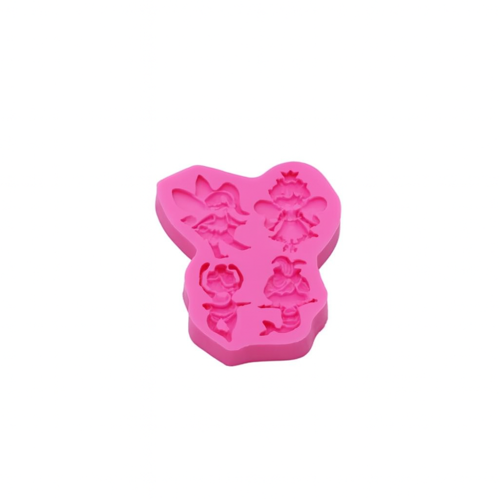 Молд силиконовый Феи 69 на 56 мм розовый Киев - изображение 6