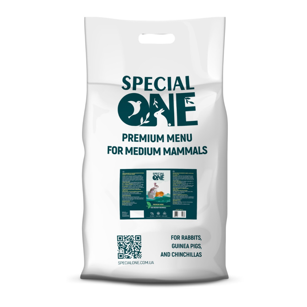 Полнорационный корм TM Special One для декоративных кроликов, шиншилл и морских свинок 10 кг Киев - изображение 2