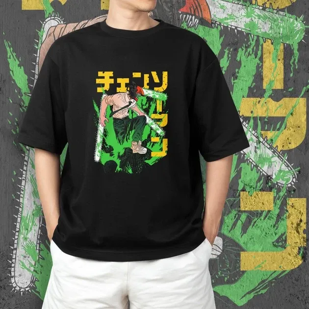 Футболка для підлітка хлопчика з принтом Человек Бензопила Денджи 3 Розмір 160 Anime10484 Дніпро - фото 3