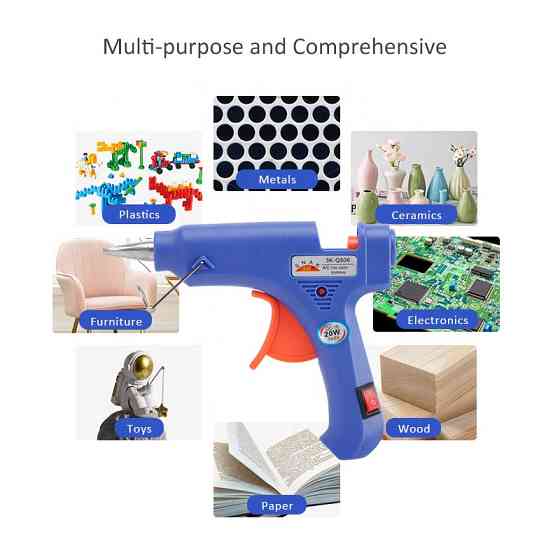 Клеєвий пістолет Xunlei XL-E20W для рукоділля та ремонту Київ