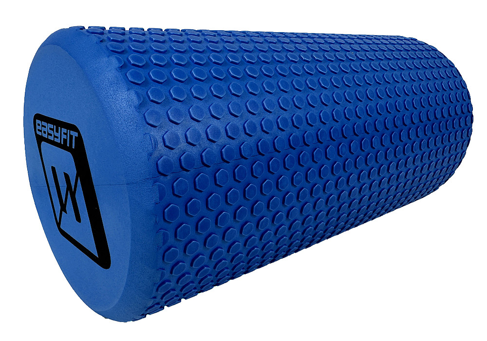 Масажний ролик EasyFit Foam Roller 30 см Синій Коломия - фото 2
