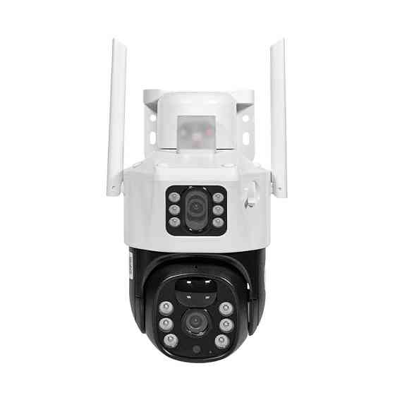 IP PTZ-відеокамера автономна з 4G та сонячною панеллю 2Mp+2Mp Light Vision VLC-9192IG/2C (Solar) White f=4mm, на акумуляторних Киев