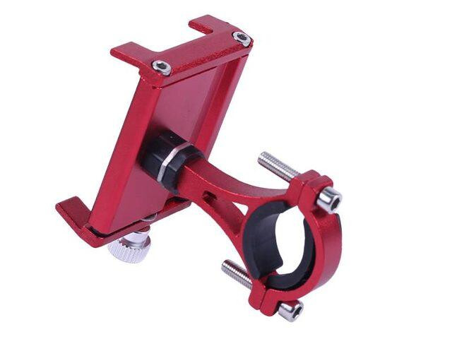 Держатель телефона HFCM-14 (крепление на руль), алюминий, красный Мукачево - изображение 3