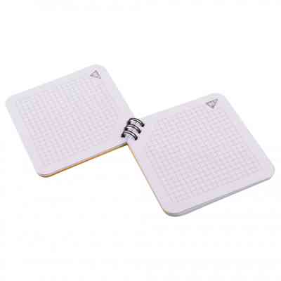 Блокнот Yes 110x110 мм 80 аркушів на cпіралі Melt smile клітинка (151815) Вінниця