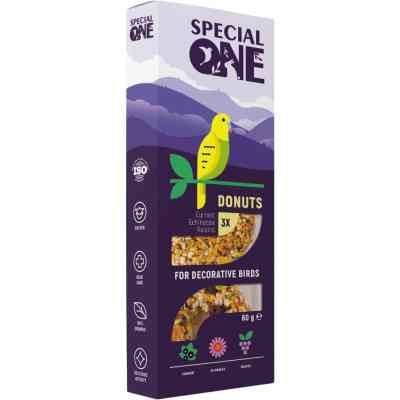 Ласощі для птахів Special One Смородина, ехінацея, виноград для декоративних птахів 60 г (4823082425181) Вінниця