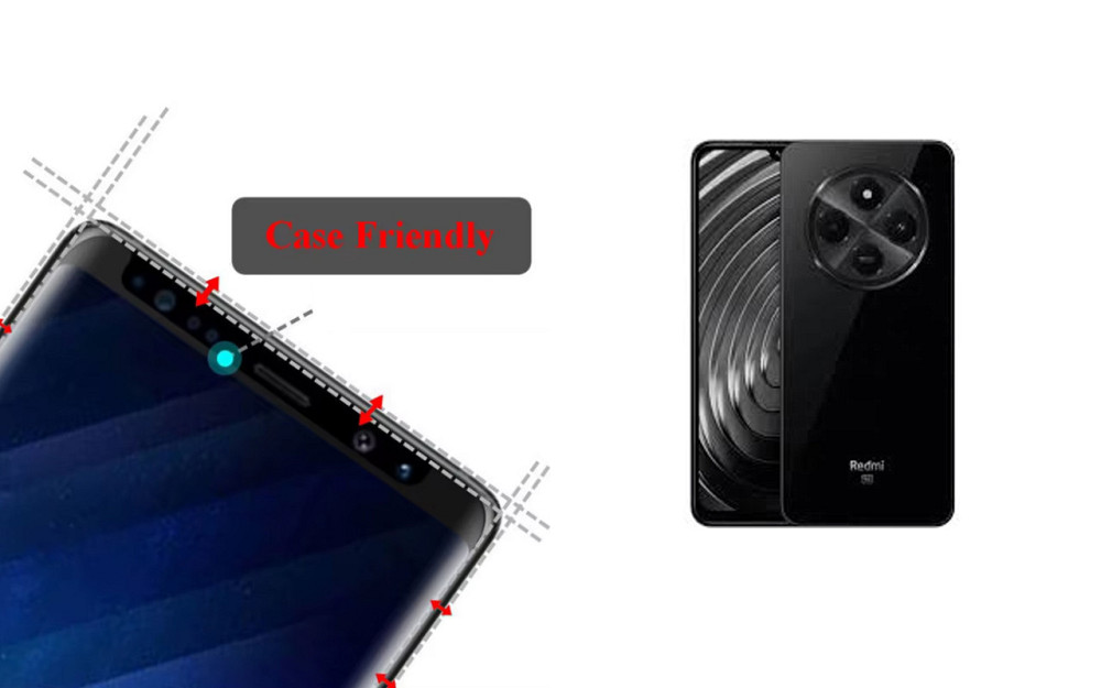 Защитное стекло HyperGlass Pro для Xiaomi Redmi A4 5G – максимальная чувствительность и защита Киев - изображение 4