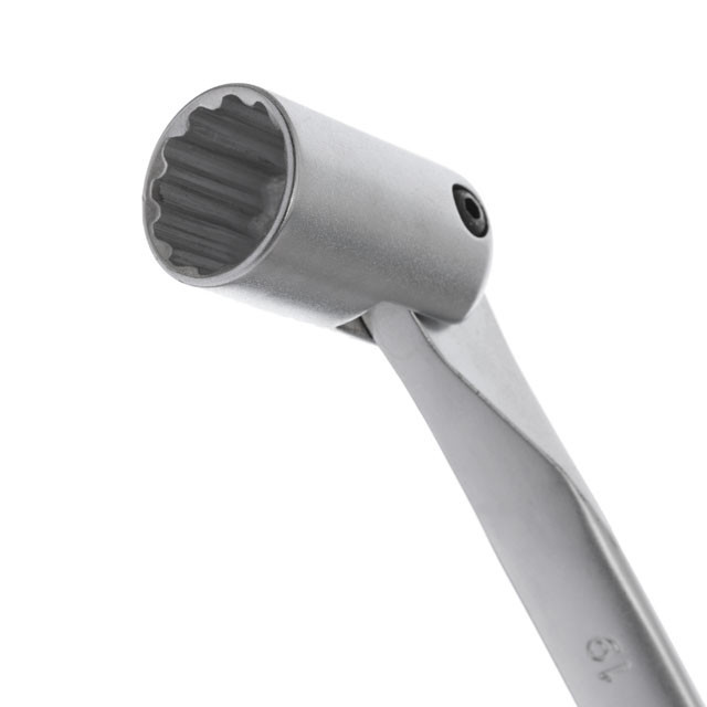 Ключ рожково-накидний, шарнірний, 19 мм,, Cr-V, покриття: сатин-хром INTERTOOL XT-1419 Київ - фото 3