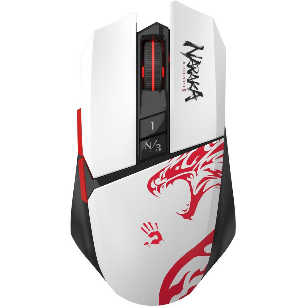 Миша бездротова A4Tech Bloody R36 Ultra Naraka White ( Білий ) Харьков - изображение 1