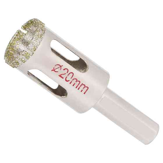 Коронка алмазная по керамике и стеклу Ø20мм SIGMA (1541201) Киев