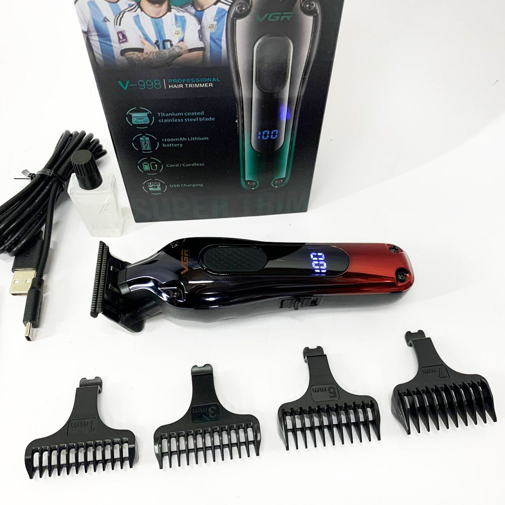 Набір для стрижки волосся на акумуляторі VGR, Відмінна машинка для стрижки волосся VP-31 Львів - фото 10