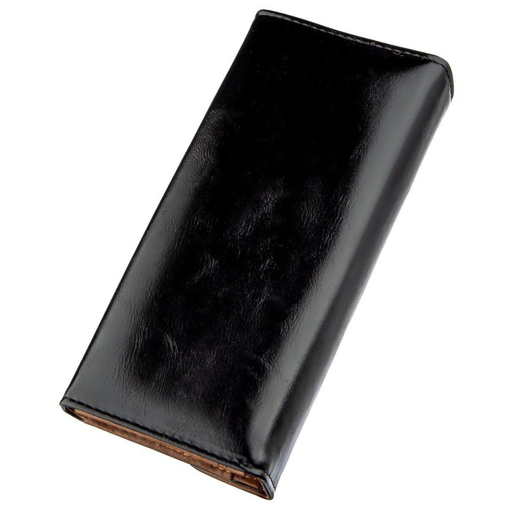 Кошелек женский из гладкой экокожи KIVI 19073 Черный Киев - изображение 4