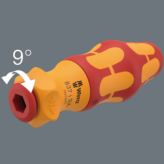 Викрутки діелектричні з тріскачкою Wera з комплектом насадок+набір торцевих головок і Т-подібна викрутка 25од. 05006632001 Одеса