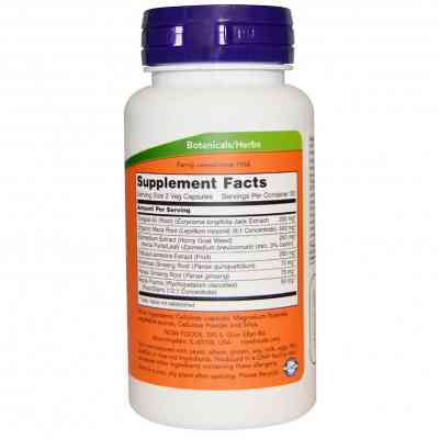 Травы Now Foods Репродуктивное Здоровье Мужчин ТестоДжек, TestoJack 200, 60 (NOW-02198) Винница