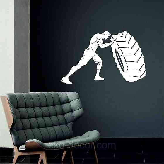 Декоративне настінне Панно «Кросфіт», Декор на стіну Київ