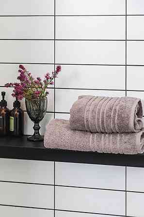 Ecotton Рушник махровий Ecotton 70х140 см високої щільності 550 г/м² коричневий Capuccino 1 шт. Коломия