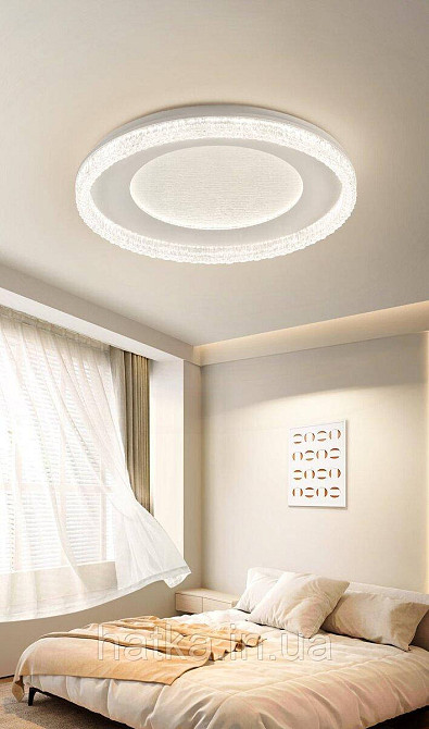 Світлодіодна пристельова люстра 2H-014, Білий Київ - фото 2