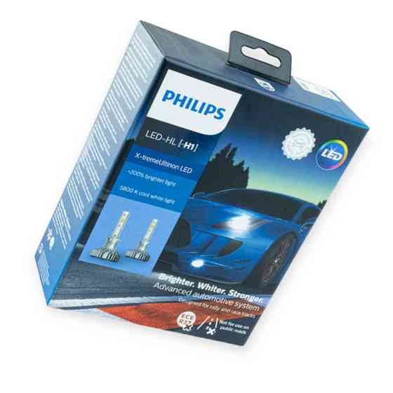 Автолампа LED H1 12V-24V 5800K RPL2 20W 1500Lm 200% (Philips) обманка PHILIPS Мукачево