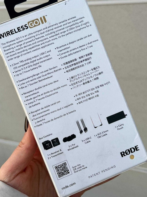 RODE Wireless GO II | Профессиональная беспроводная система (2 mic) Харьков - изображение 4
