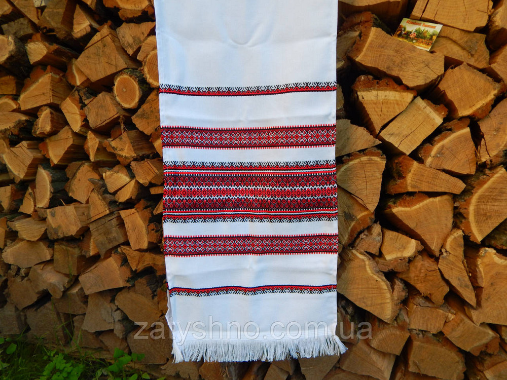 Червоний рушник вишитий Киев - изображение 2