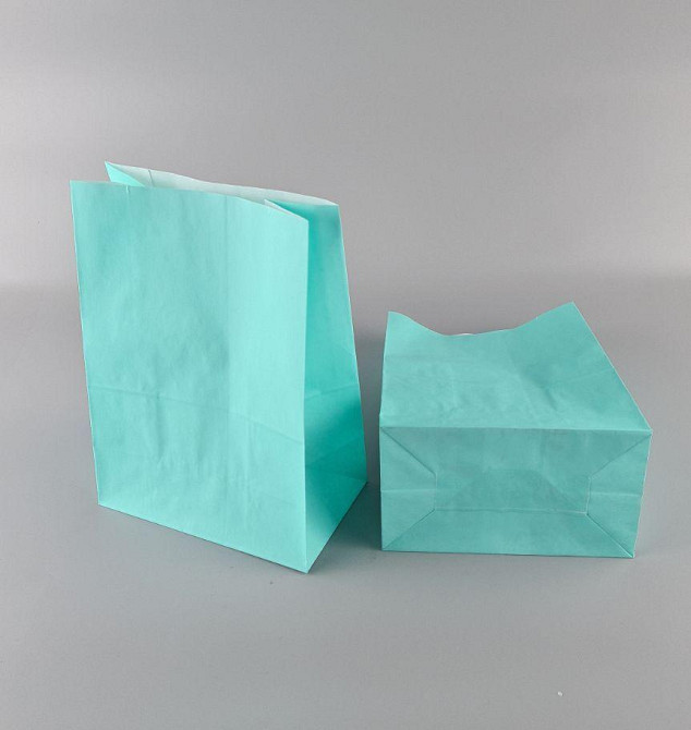 Пакет с дном бумажный 28*19*11,5  ЗЕЛЕНЫЙ (25 шт) Харьков - изображение 1