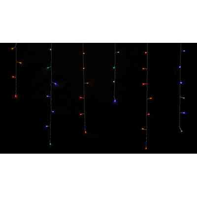 Гирлянда Delux ICICLE 100 LED C 3.2х0.7 м Мульти/Прозрачный IP20 (90015254) Винница