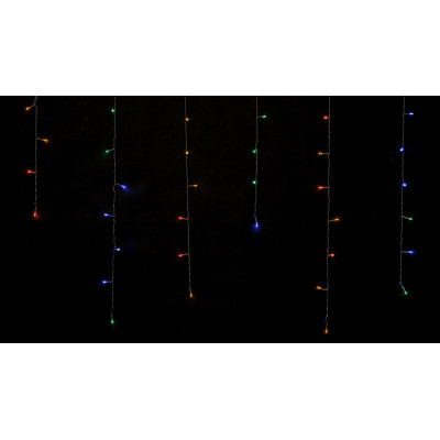 Гирлянда Delux ICICLE 100 LED C 3.2х0.7 м Мульти/Прозрачный IP20 (90015254) Винница - изображение 2