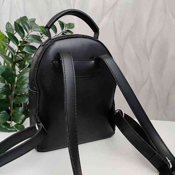 Жіночий рюкзак класичний брендовий. Жіночий маленький брендовий рюкзак Чорний 816 Київ