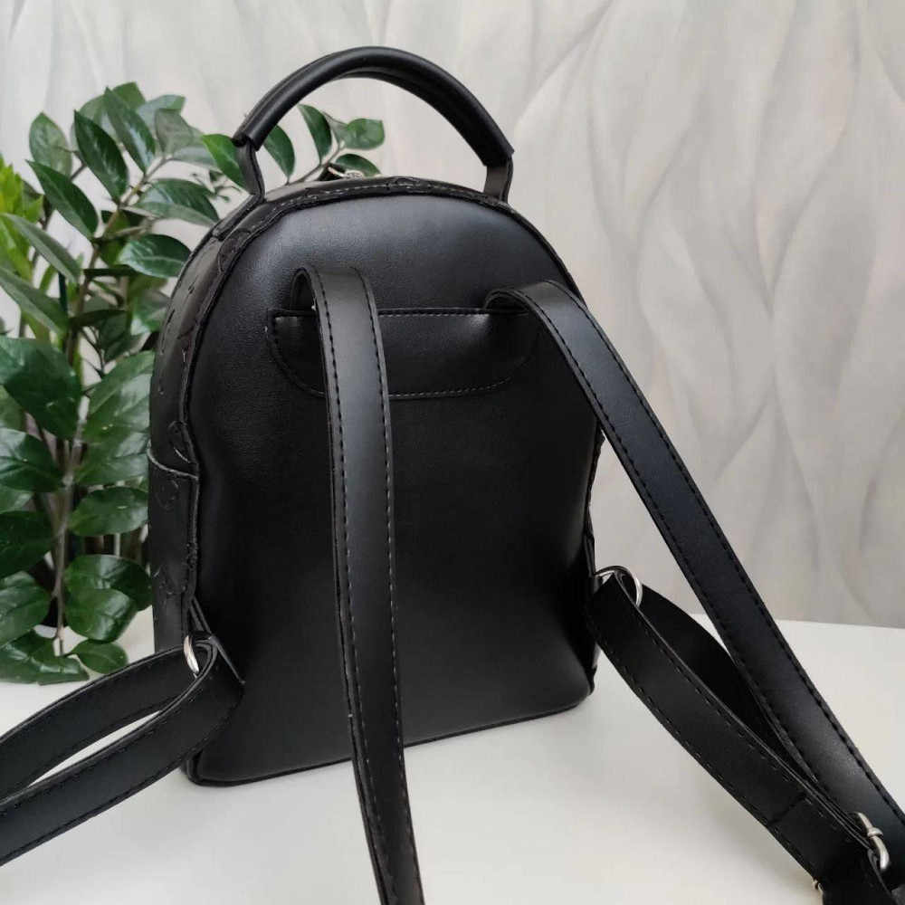 Женский рюкзак классический брендовый. Женский маленький брендовый рюкзак Черный 816 Киев - изображение 4