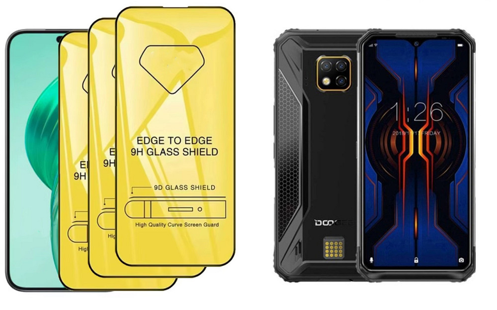 Захисне скло DefenzoGlass для DOOGEE S95 Pro – подвійна міцність Київ - фото 3