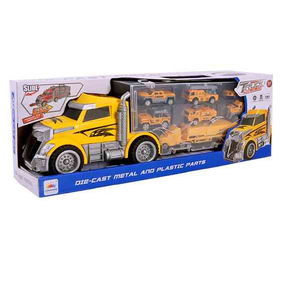 Дитячий трейлер з машинками LH638, 6 машинок Вінниця