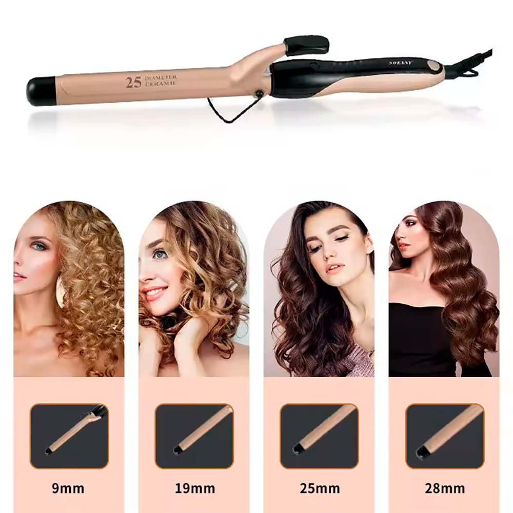 Плойка для завивки волосся 25мм,160-400 ° С,від мережі,CL-666-25 SBR Київ - фото 4