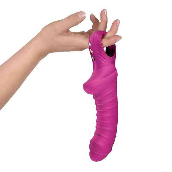 Вібратор для точки G Fun Factory TIGER Magenta, ребристий, підходить для анальної стимуляції Sex Aura Київ