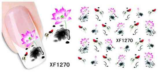 Наклейки для ногтей XF1270 Киев