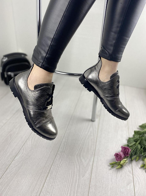 Ботильйони жіночі KRISTINA нікель натуральна шкіра весна-осінь розміри 36р. 37р.(3271) Коломыя - изображение 7