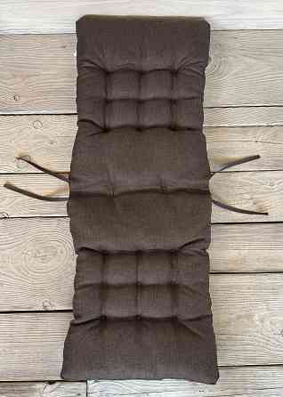 Подушка для стільців (40x120х4 см) подвійна Decorator Мальмо колір коричневий 84-168 Київ