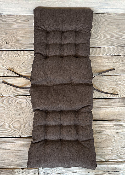 Подушка для стільців (40x120х4 см) подвійна Decorator Мальмо колір коричневий 84-168 Київ - фото 5