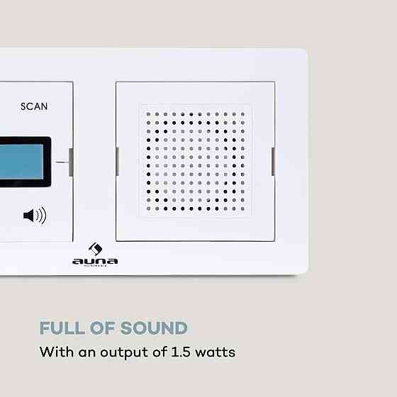 Уценка Радио Auna DigiPlug UP функция Bluetooth радиотюнер DAB+/FM ЖК-дисплей 1.7 дюйма мощность 1.5 Вт из Германии Днепр