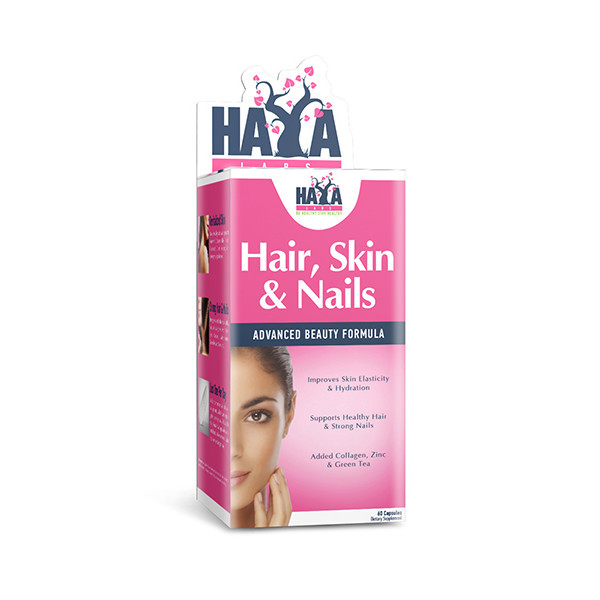 Витаминно-минеральный комплекс Haya Labs Hair, Skin and Nails 60 caps Луцк - изображение 1
