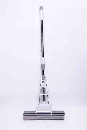 Швабра губка для миття підлоги з віджиманням швабра 38 (см) телескопічна самовіджимна HP-35015-33 Київ