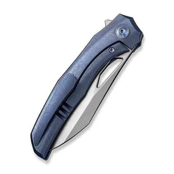 Ніж складаний туристичний WE Knife Ignio Mystery Box, (8.39 см) CPM 20CV / 6AL4V Titanium синій Київ