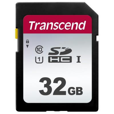 Карта памяти Transcend 32GB SDHC class 10 UHS-I U1 (TS32GSDC300S) Винница - изображение 1