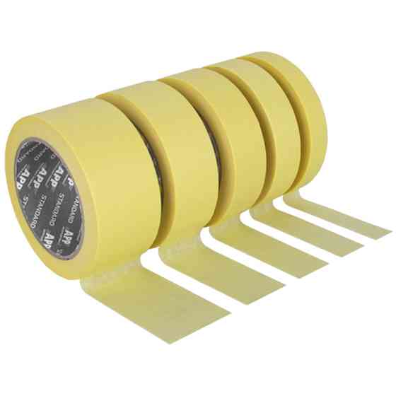 Стрічка малярна APP Standart 18мм х 45м 60*C жовта, 070051 Київ