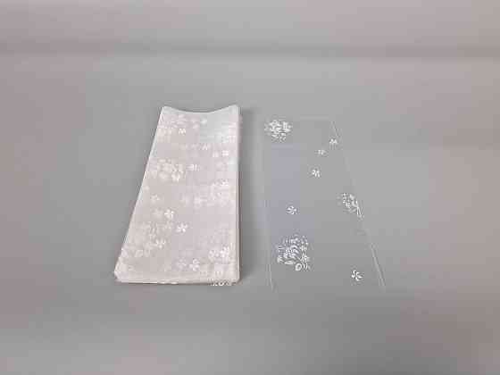 Пакет із малюнком для пакування подарунків (10*25) No09027 (1) "Квіти лілії" (100 шт.) Харків