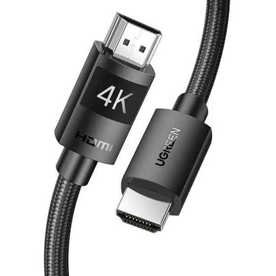 HDMI кабель v2.0 UGreen HD119 з підтримкою 4K@60Hz HDR ARC 40101 (Чорний, 2м) Николаев
